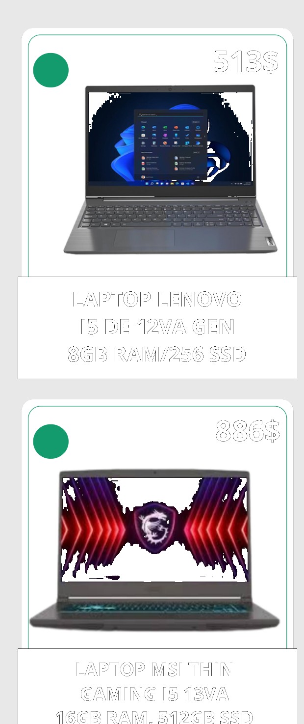 LAPTOP MSI THIN - Envíos a Toda Venezuela