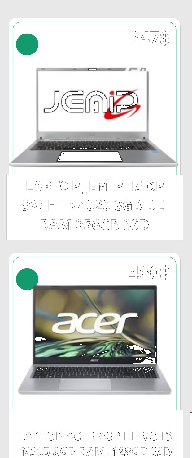 LAPTOP ACER TOUCH AG15 LAPTOP ACER ASPIRE GO I3 - Envíos a Toda Venezuela