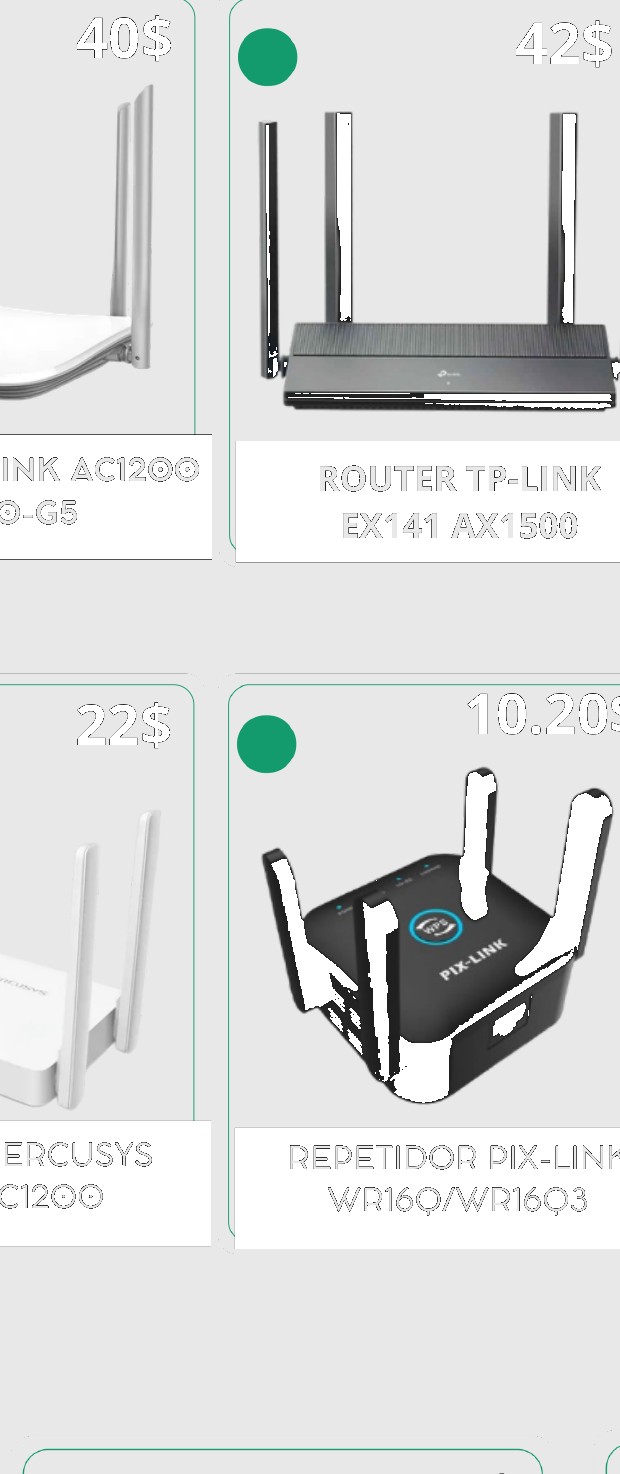 ROUTER MERCUSYS - Instalación y Envíos Nacionales