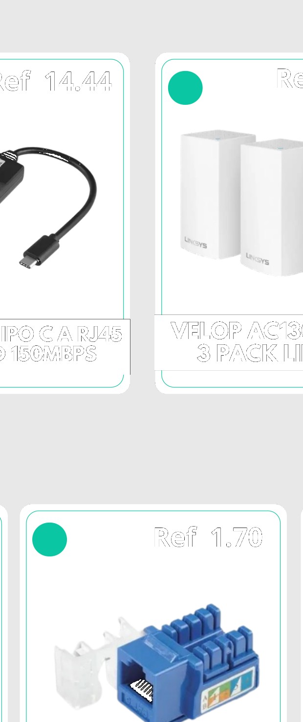 CONECTORES RJ45 - Instalación y Envíos Nacionales