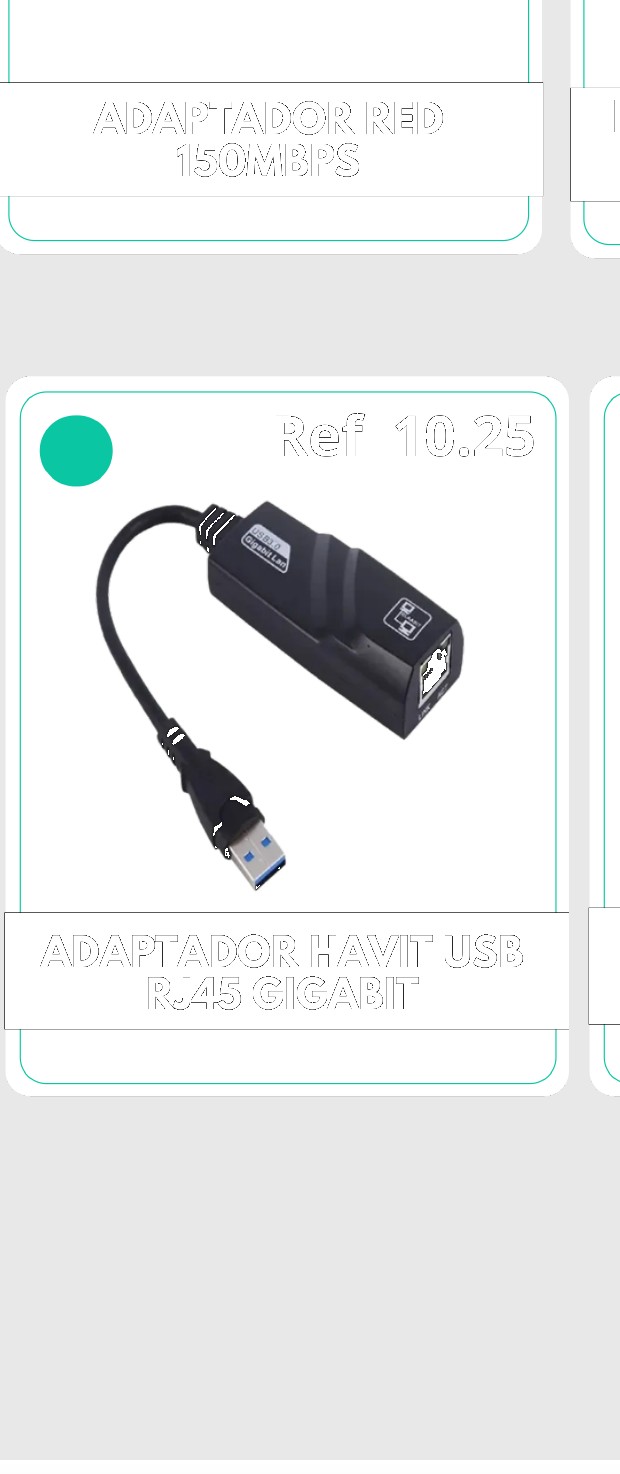ADAPTADOR HAVIT USB - Instalación y Envíos Nacionales